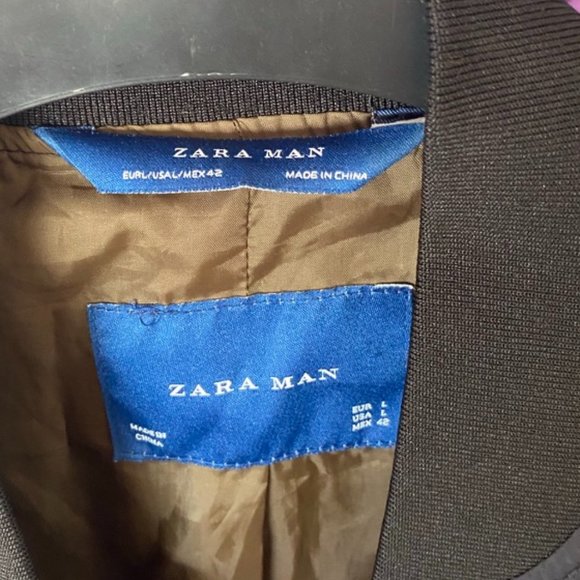 ZARA MAN Lightweight Bomber Jacket - Picture 3 of 6